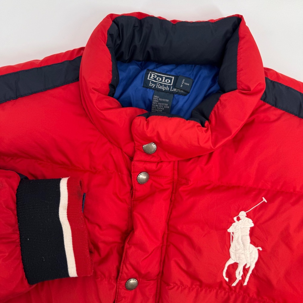 Polo Ralph Lauren Puffer Jacket Mens XXL Red 2010 Vancouver Olympics Team USA